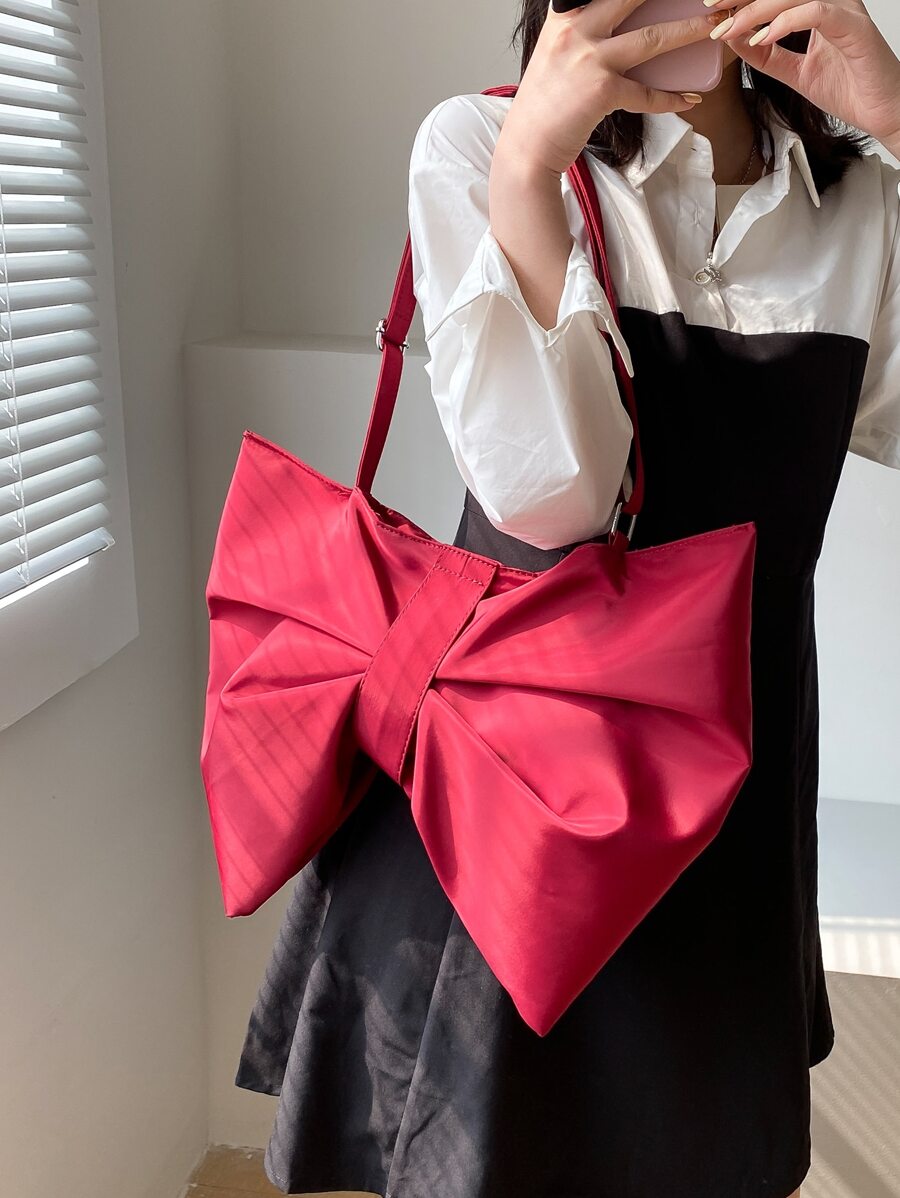 Bow Tie Shape Large Capacity Novelty Bag SHEIN USA