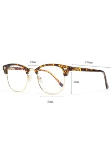 Gafas con montura de carey - Multicolor - Ver 4