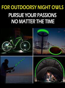 1 Cuộn Băng Keo Phát Sáng Trong Bóng Tối, Băng Keo Tự Dính Màu Xanh Lá Cây Trang Trí Nhà Cửa - màu xanh lá - Xem 9