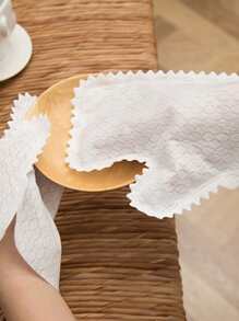 10入組/套滌綸家用手套家用白色洗碗手套