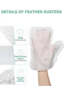 10入組/套滌綸家用手套家用白色洗碗手套