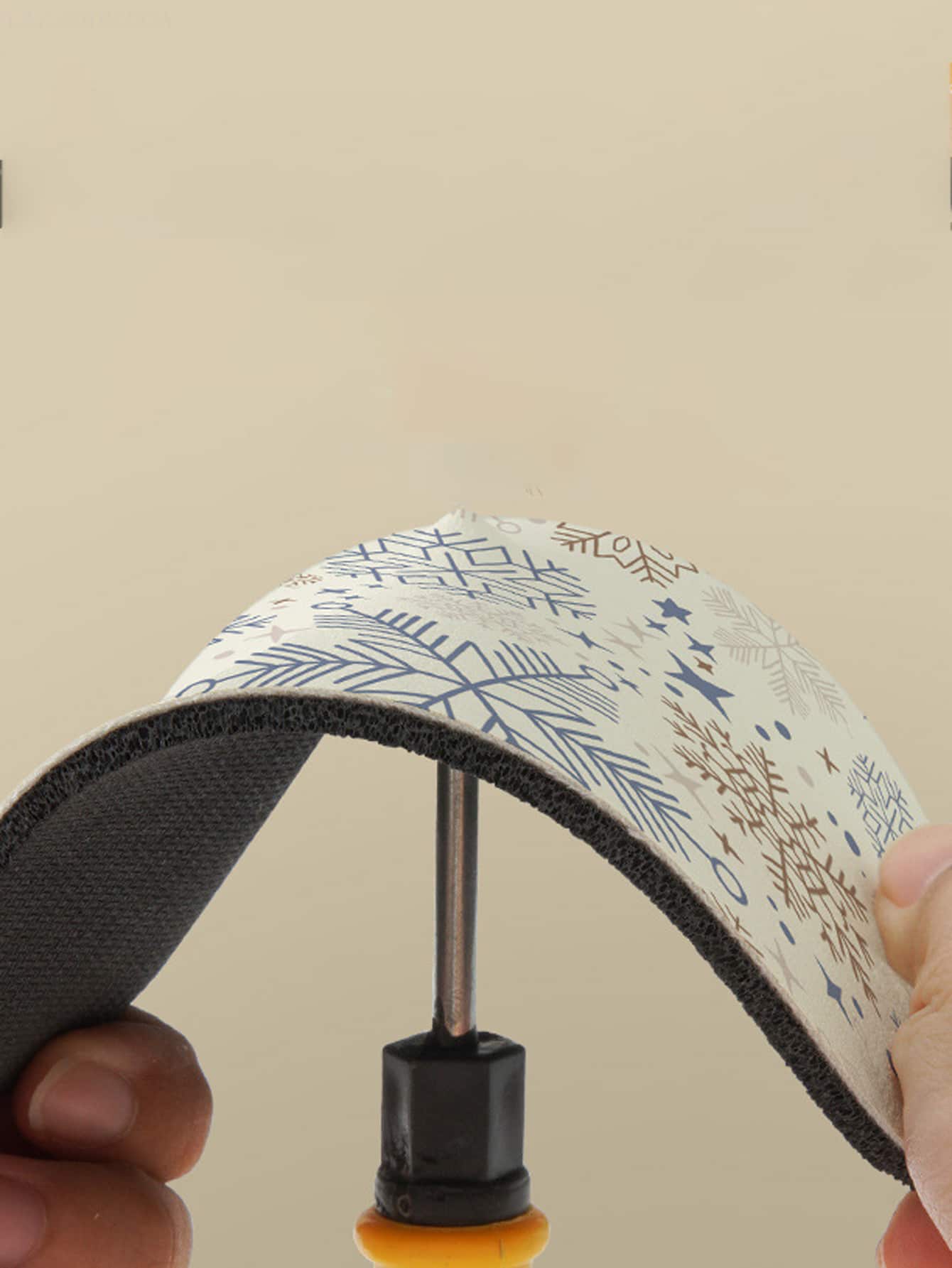 1 pièce En PVC Sous-bock , Motif Flocon De Neige Design Rond Set De Table Pour Cuisine - Multicolore - Voir 2