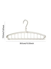 1 pieza de plástico Percha Organizador minimalista blanco Perchero para ropa para doméstico - Blanco - Ver 3