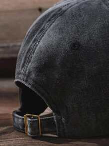 1pc Unisex Y2k Style Printed Battery Percentage Sun Hat For Outdoor Sports, Sun Protection, Daily Commute - Black - View 4