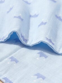 3入組嬰兒隨機卡通圖案圍兜