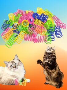 Đồ chơi mùa xuân cho mèo màu ngẫu nhiên 8 cái - Nhiều màu - Xem 7