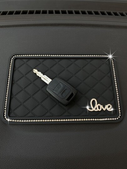 Tappeto anti scivolo con strass auto