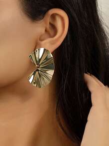 Geometric Stud Earrings - Multicolor - View 1