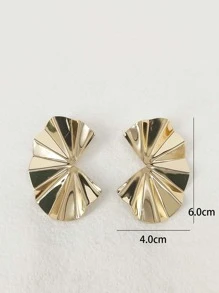 Geometric Stud Earrings - Multicolor - View 3