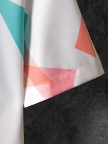 Manfinity Men Random Geo Print Shirt - Multicolor - View 3