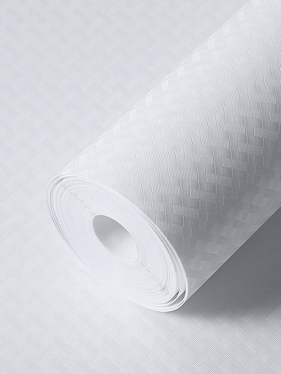 1 rollo de Forro protector PEVA, forro antideslizante blanco para estantes, forro para gabinetes para hogar, escuela, oficina, hogar, viajes, deshumidificador para hogar