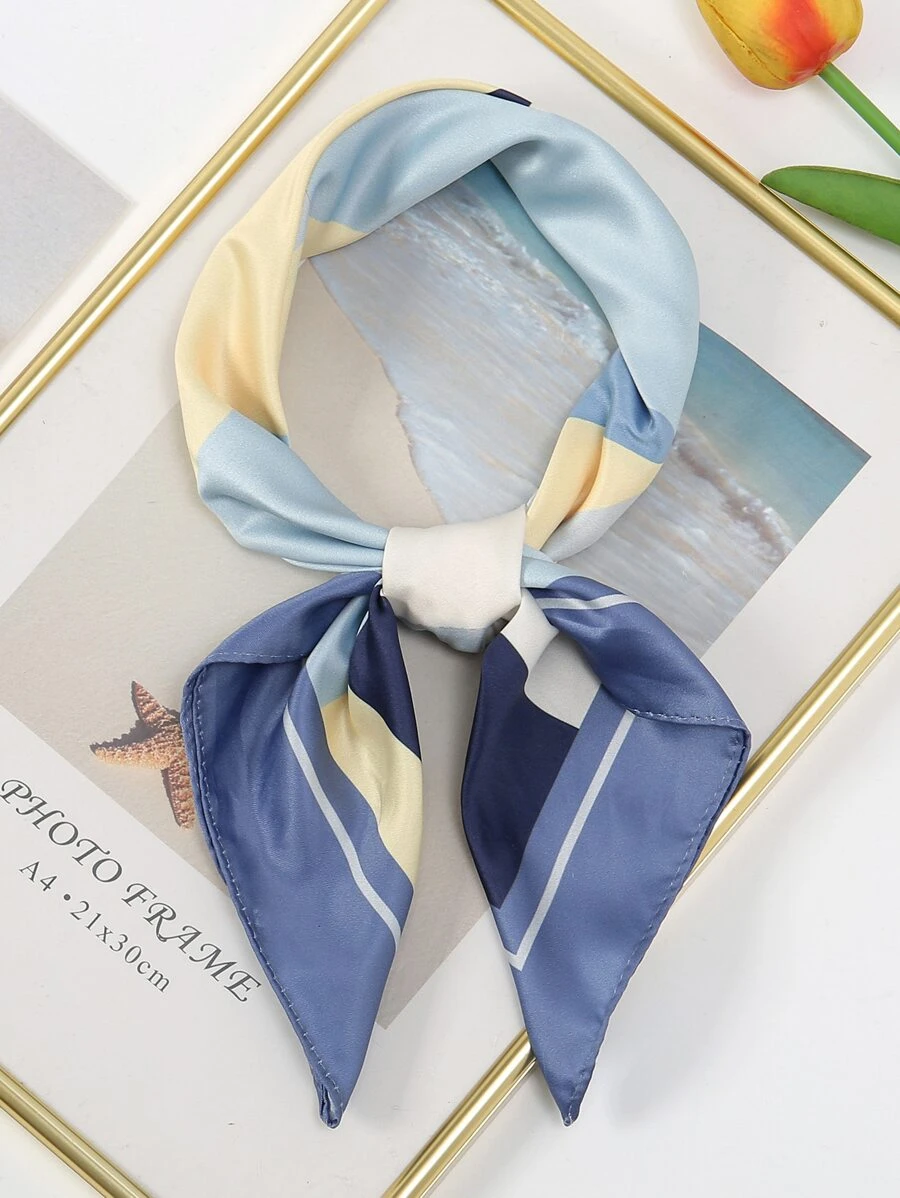 Color Block Bandana - Multicolor - View 1