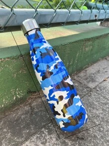 1入組500毫升不銹鋼保溫瓶廚房用迷彩圖案真空保溫瓶 - 彩色 - 查看 7