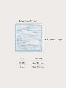 幾何圖案方巾 - 彩色 - 查看 3