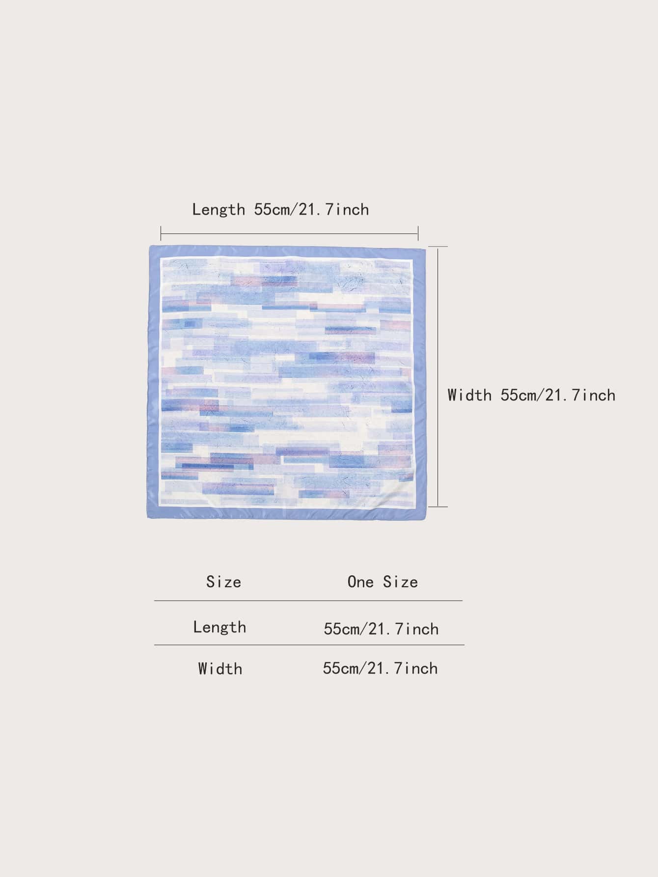 Bandana à imprimé géométrique - Multicolore - Voir 4