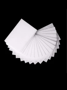 1 包 630 片指甲油去除垫，适用于美甲 - 白色 - 查看 3