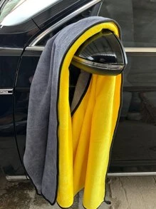 1條珊瑚絨汽車洗車巾60*160cm超大尺寸雙面加厚吸水汽車清潔布 - 彩色 - 查看 2