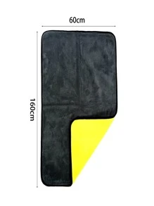 1條珊瑚絨汽車洗車巾60*160cm超大尺寸雙面加厚吸水汽車清潔布 - 彩色 - 查看 4