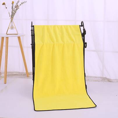 1條珊瑚絨汽車洗車巾60*160cm超大尺寸雙面加厚吸水汽車清潔布