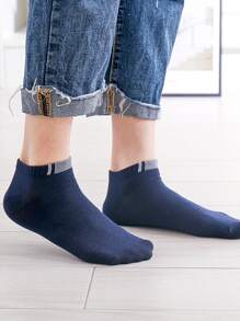 6pairs Men Letter Graphic Ankle Socks - Multicolor - View 2