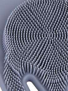 矽膠手套,男女廚房洗碗清潔手套灰色1個