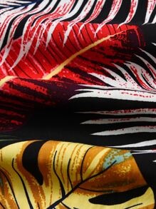 Toddler Boys Tropical Print Trousers - Multicolor - View 4