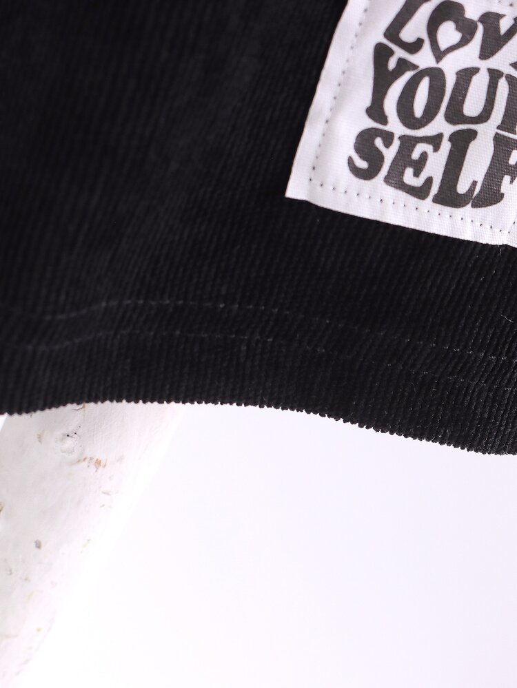 Toddler Boys 2pcs Slogan Patched Detail Shorts - Multicolor - View 3