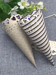 1入組心形設計切割模具用於DIY工藝高錳鋼切割模板