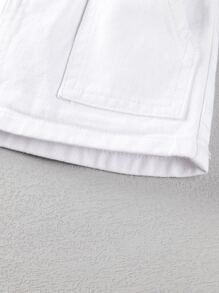 小女童紙袋腰牛仔半身裙