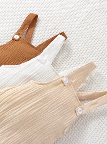 Neonato 3 pezzi Body salopette monocolore