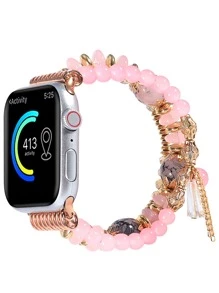 Dây đeo đồng hồ tua rua đính cườm thời trang Tương thích với Apple Watch Ultra 2/1, Se 9/8/7/6/5/4/3/2/1, Kích thước dây đeo 38/40/41/42/44/45/49mm - Nhiều màu - Xem 1