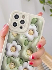花卉圖案手機殼 - 彩色 - 查看 4