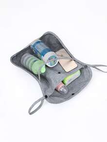 Bebé 1 pieza Bolsa de almacenaje lisa paseante - Gris - Ver 3