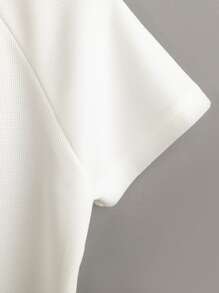 Niñito 3 piezas Camiseta unicolor de manga raglán - Multicolor - Ver 4