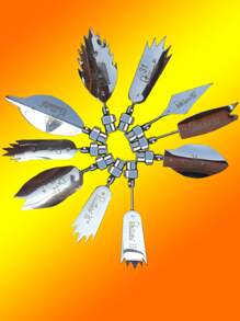 10入組不銹鋼管狀噴嘴用於烘焙銀色奶油管狀噴嘴