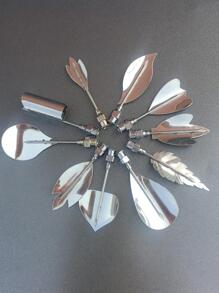 10pcs Stainless Steel Piping Nozzle, Silver Cream Piping Tip For Baking - Silver - View 6