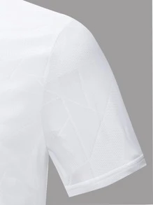 男友风纯色圆领运动 T 恤 - 白色 - 查看 3