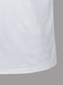 男友风纯色圆领运动 T 恤 - 白色 - 查看 4