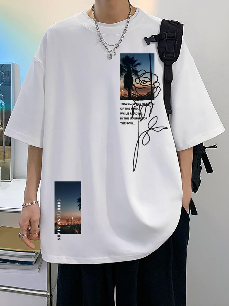 T-Shirt Grafica Uomo Morbida E Leggera - Design Unico - Taglie S-XXL