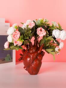 1 cái bình thiết kế nội tạng trái tim - Đỏ - Xem 2