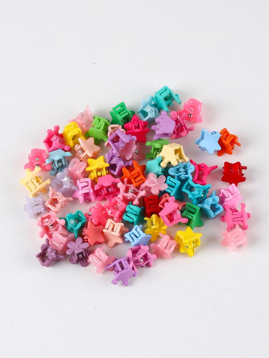 10入組隨機皇冠和花朵設計髮夾 - 彩色 - 查看 1