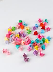 10入組隨機皇冠和花朵設計髮夾 - 彩色 - 查看 2