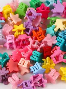 10入組隨機皇冠和花朵設計髮夾 - 彩色 - 查看 3