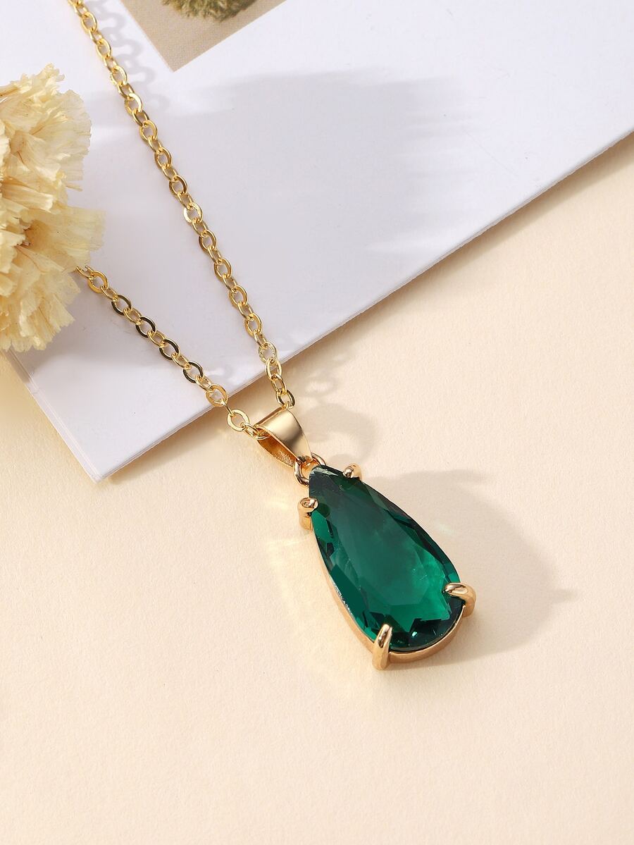 Mặt dây chuyền giọt nước - Vàng - Xem 1