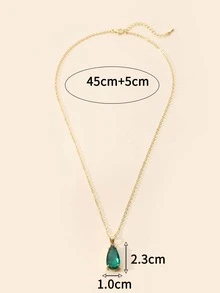 Mặt dây chuyền giọt nước - Vàng - Xem 3