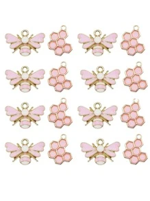 8對/套蜜蜂DIY吊墜