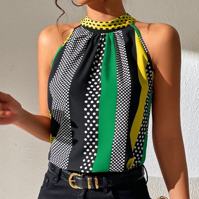 Polka Dot Print Key…