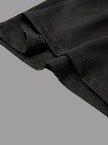 Camiseta deportiva de cuello redondo de talla estilo novio para hombres