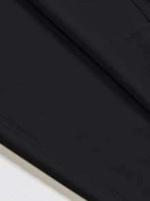 Manfinity Men Bear & Letter Graphic Tee - Black - View 3