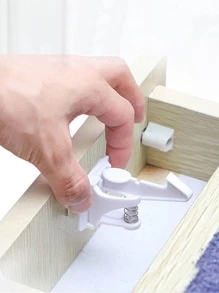 zhihaijunxiao1 1pc Portable Lock - White - View 2